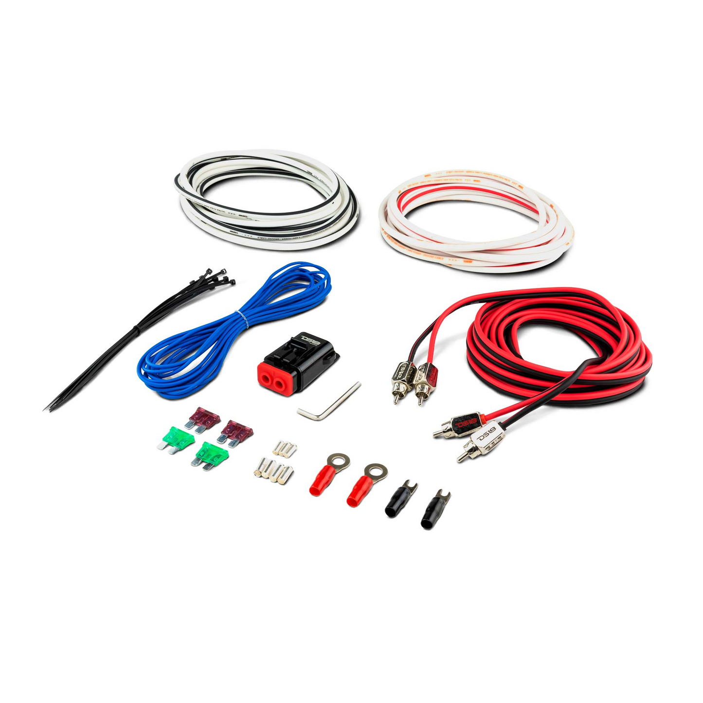 DS18 MOFCKIT8 Marine-Verstärker-Installationskit 8 mm² OFC bis 960W