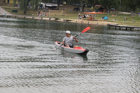 Allroundmarin Hartluft Single-Kajak Flair L gelb/grau