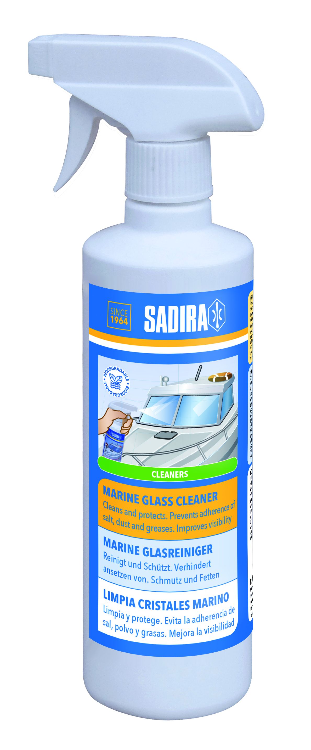 Sadira Marine Glas Reiniger für Boote 500ml
