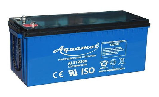 Aquamot - Antriebsbatterie, DC-Akku ALS12200 12V/200Ah AGM Deep Cycle Batterie