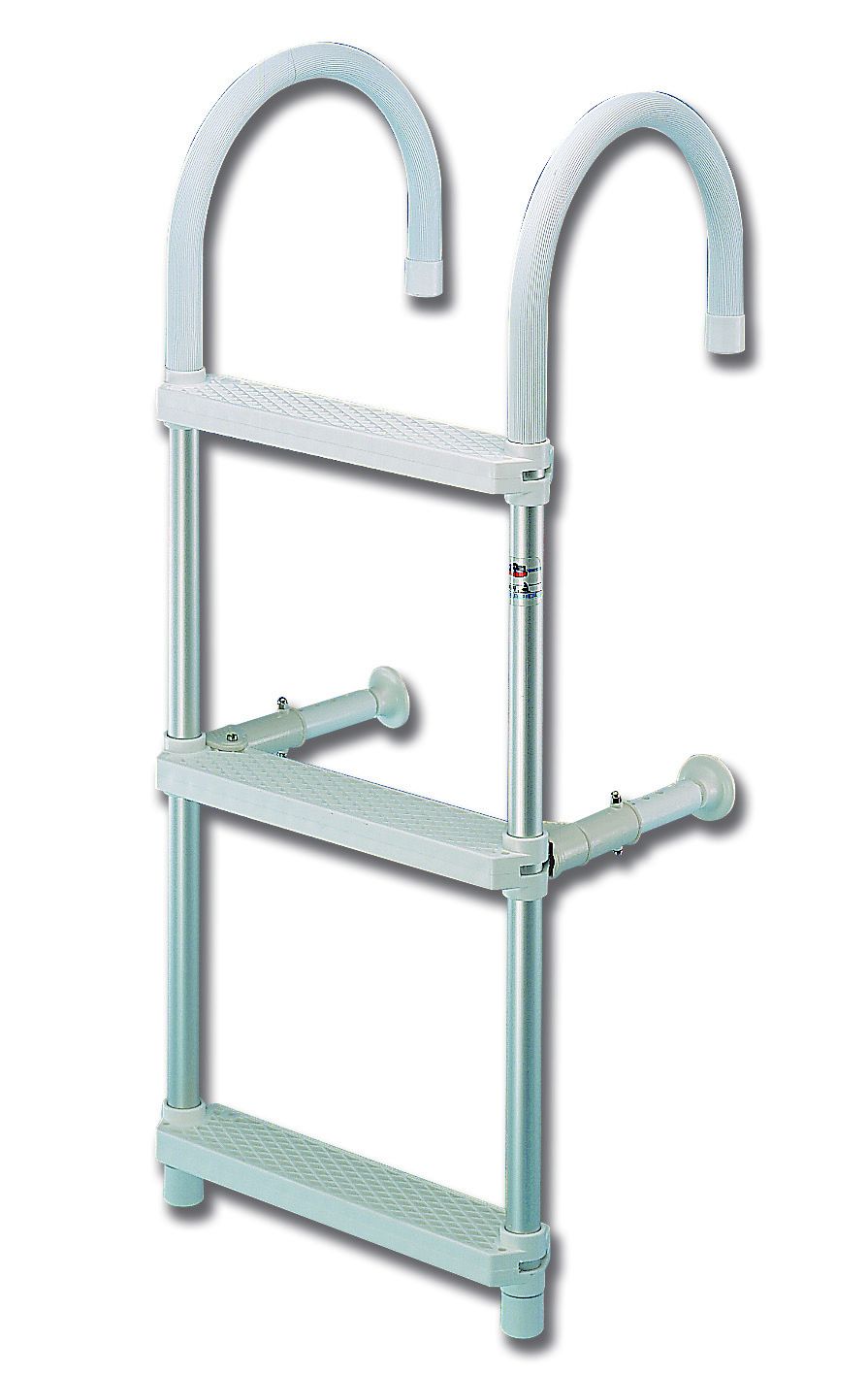 Allroundmarin Alu-Badeleiter mit 18cm Bogen