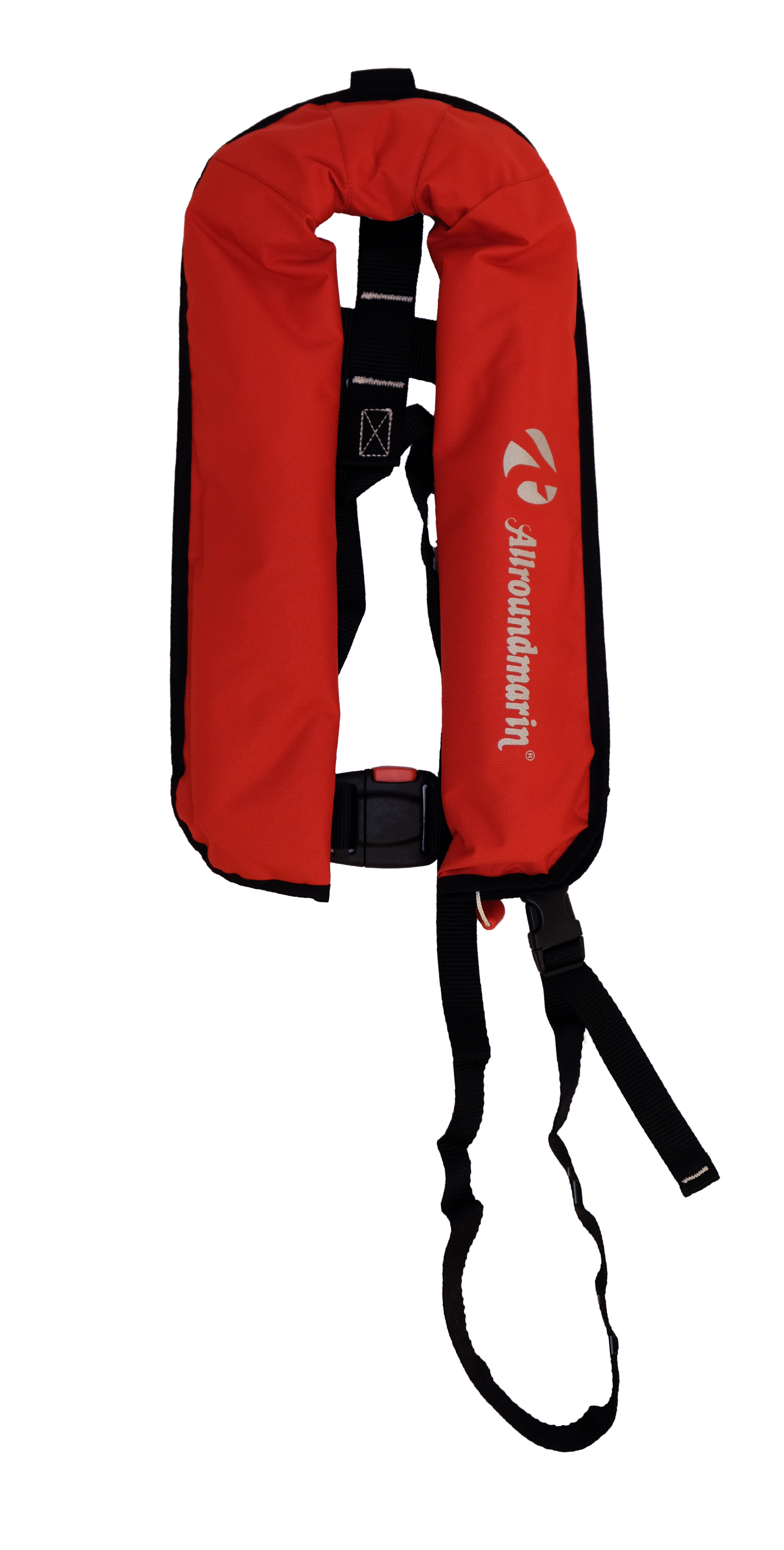 Allroundmarin Automatik-Rettungsweste mit Waistbelt 165N Rot für Erwachsene