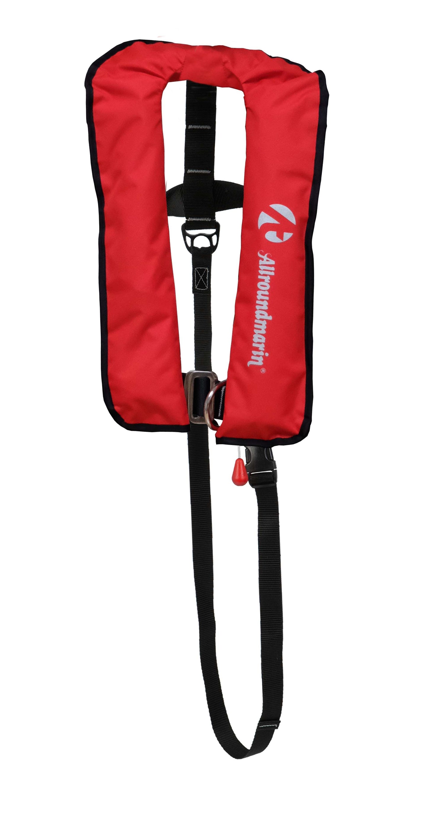 Allroundmarin Automatik-Rettungsweste 300N Rot mit Lifebelt