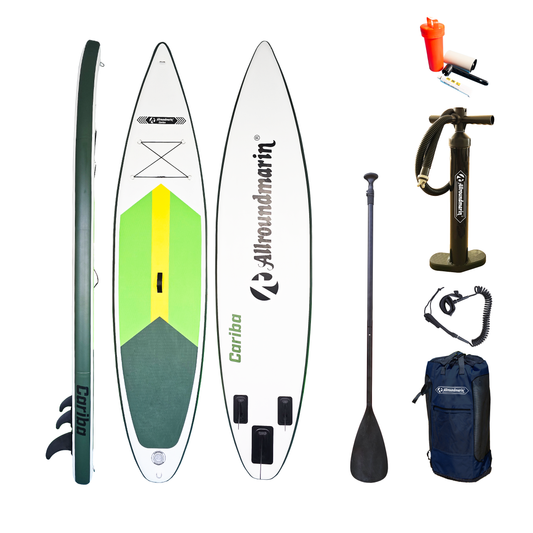 Allroundmarin SUP Cariba weiß/grün 350 cm