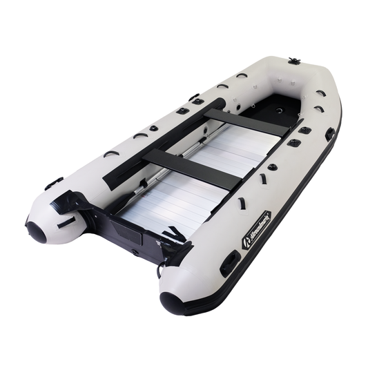 Allroundmarin Schlauchboot Poker Ultra 380 hellgrau - WM-Deal mit GRATIS Sunbed & 6x WM-Bier
