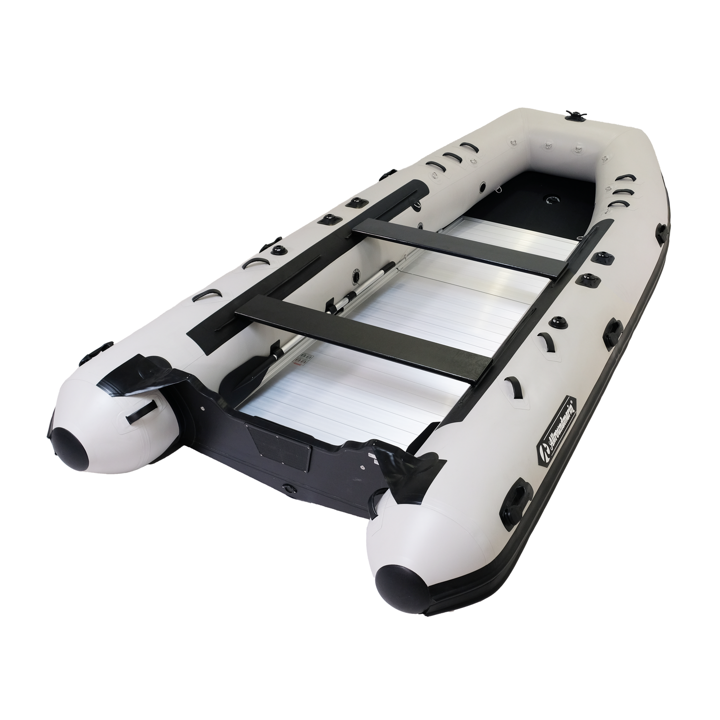 Allroundmarin Schlauchboot Poker Ultra 450 hellgrau - WM-Deal mit GRATIS Sunbed & 6x WM-Bier