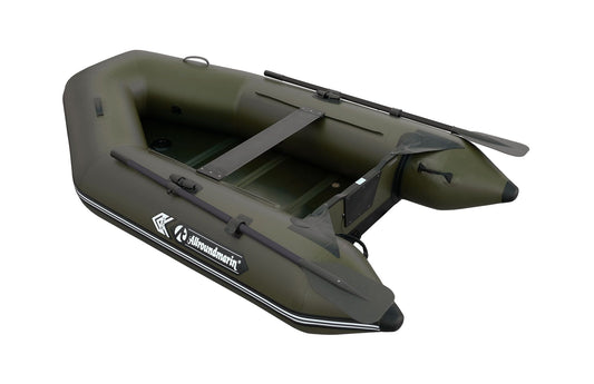 Allroundmarin KIWI 260 Schlauchboot olivgrün – kompaktes Angelboot für Seen und Flüsse
