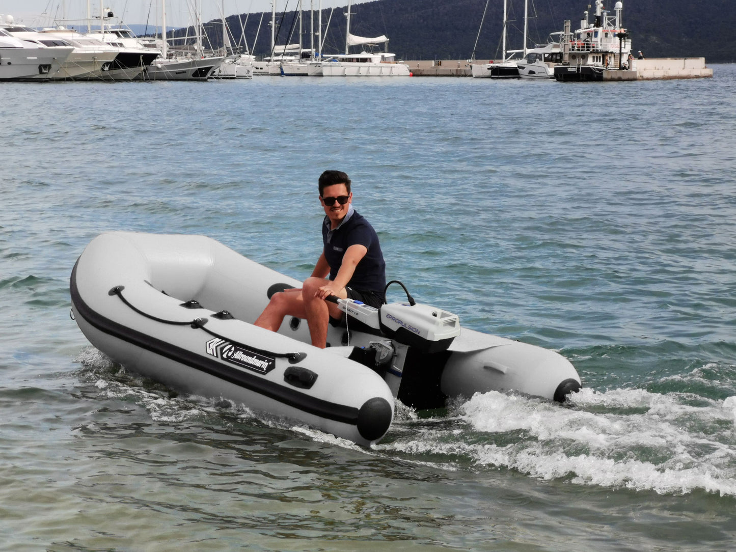Allroundmarin Vario 320 Schlauchboot – grau