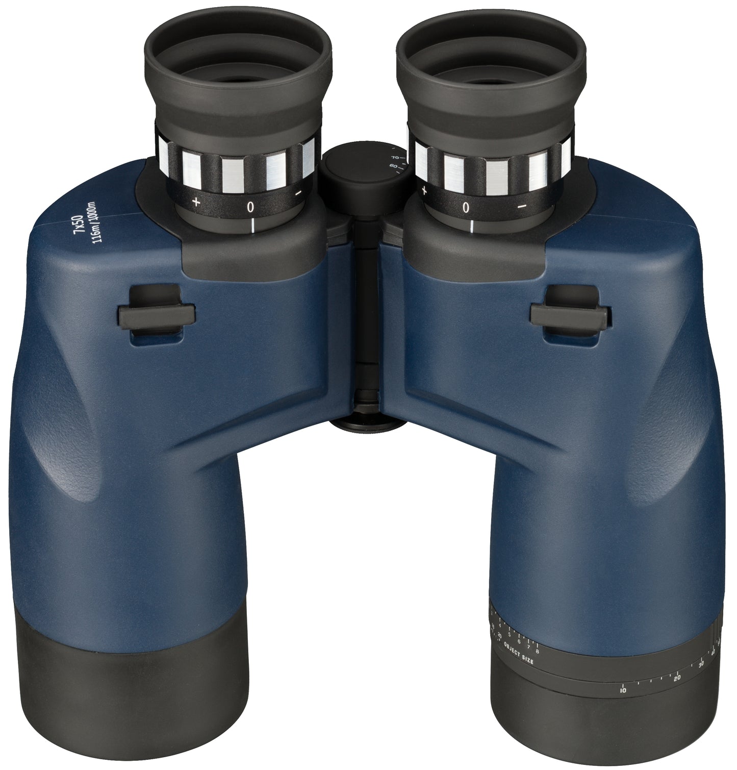 BRESSER Topas 7x50 WP/Kompass Marinefernglas – wasserdichtes Seglerfernglas mit beleuchtetem Kompass