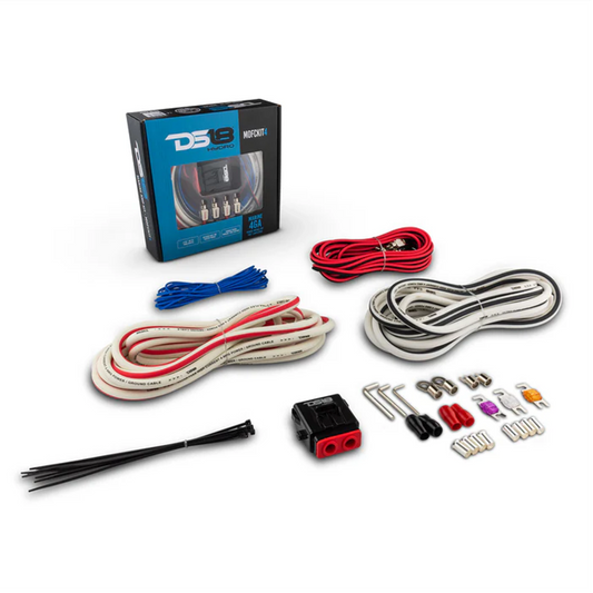 DS18 MOFCKIT4 Marine-Verstärker-Installationskit 21 mm² OFC bis 1800W