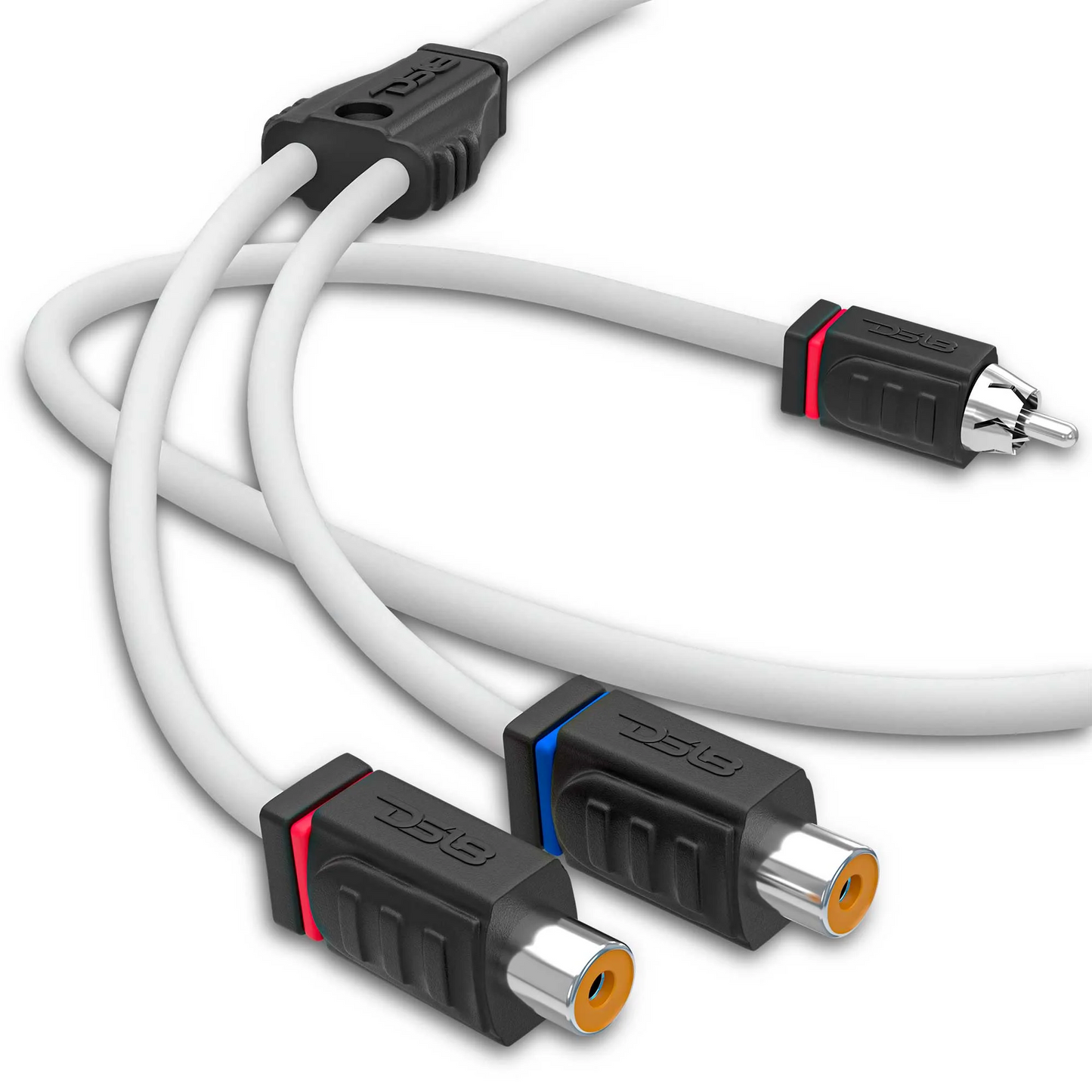 DS18 MOFCR-2F1M Marine RCA Y-Adapter 2 Buchsen auf 1 Stecker OFC