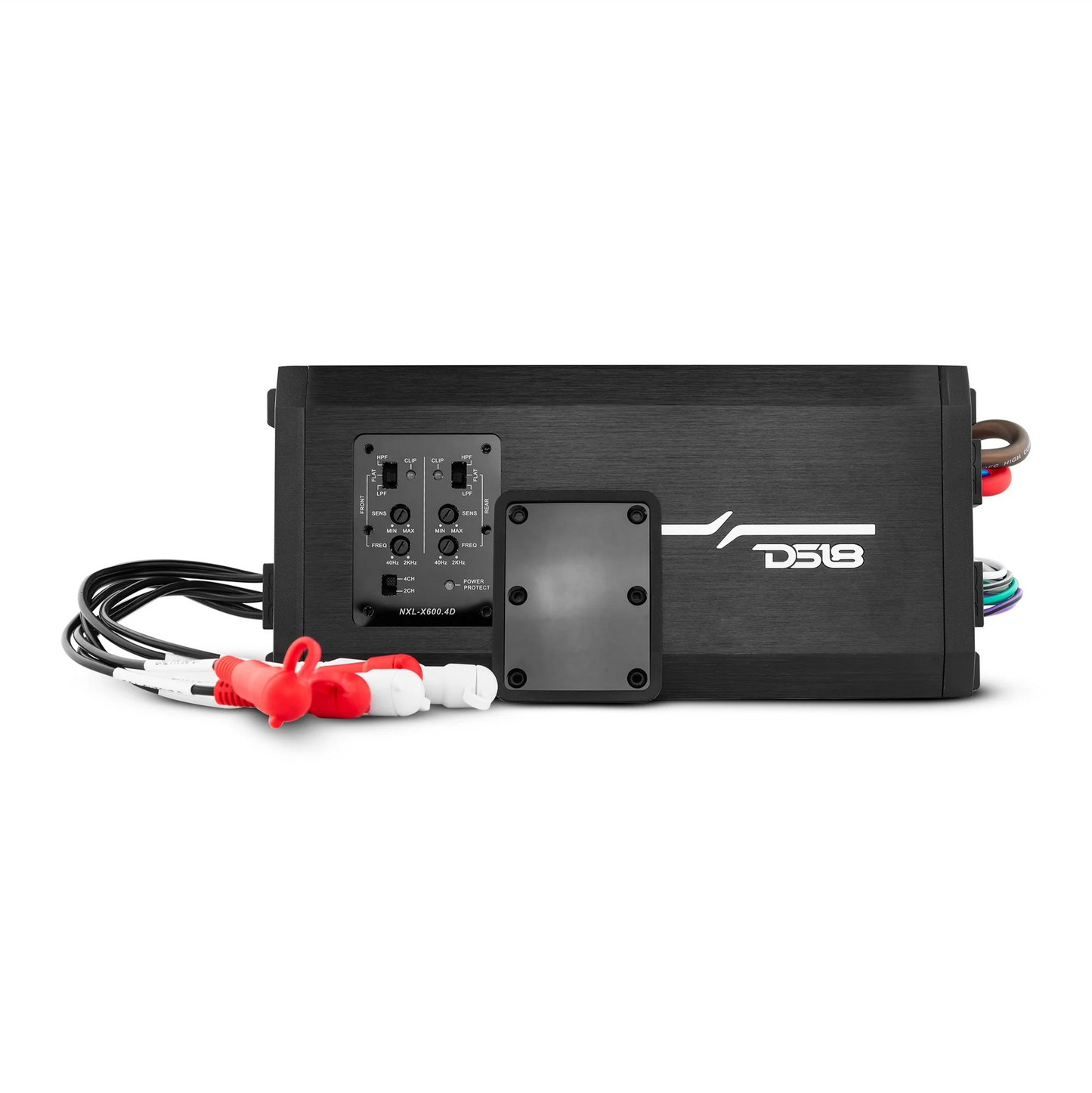 DS18 NXL-X600.4D – Leistungsstarker 4-Kanal Marine-Verstärker für Boote und Yachten