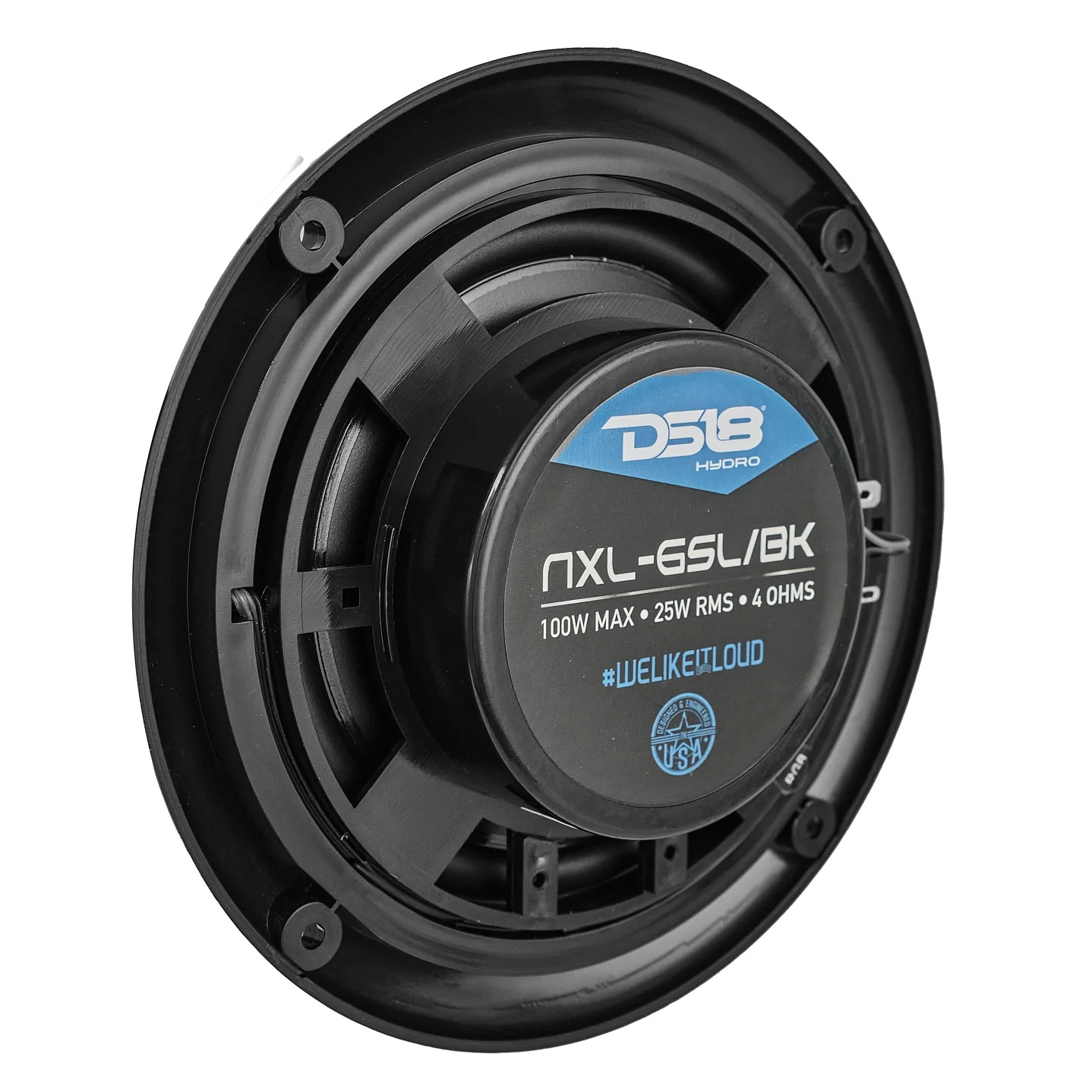 DS18 NXL-6SL/BK 6,5″ Marine Slim Lautsprecher Paar Schwarz