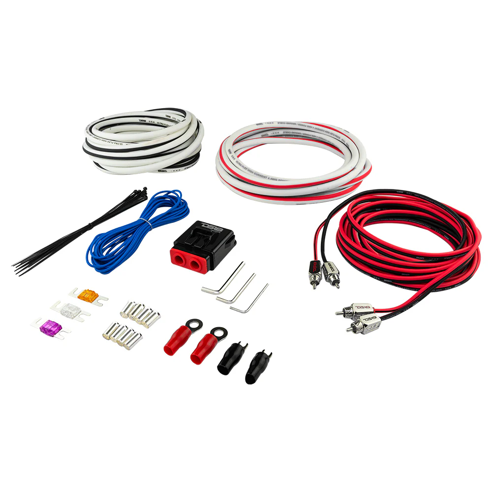 DS18 MOFCKIT4 Marine-Verstärker-Installationskit 21 mm² OFC bis 1800W
