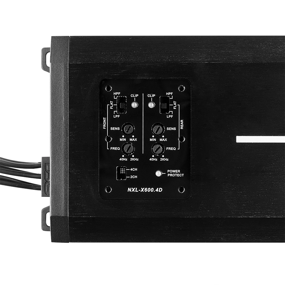 DS18 NXL-X600.4D – Leistungsstarker 4-Kanal Marine-Verstärker für Boote und Yachten