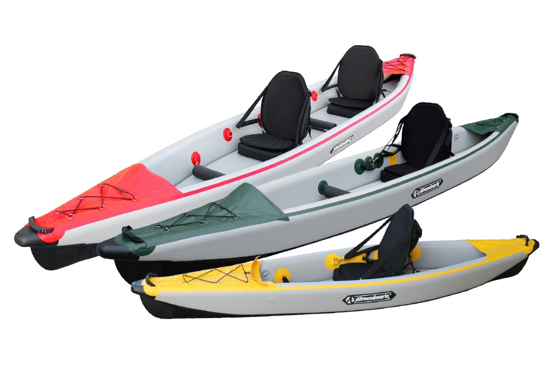 Allroundmarin Hartluft Single-Kajak Flair L gelb/grau