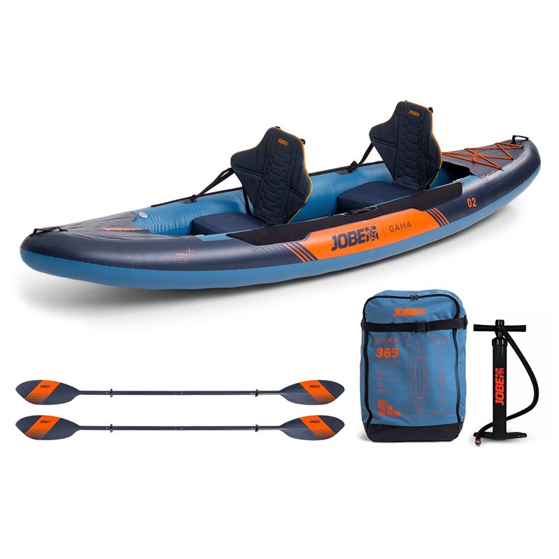 Jobe Gama 365 Hartluft Kajak Blau/Orange 2 Personen
