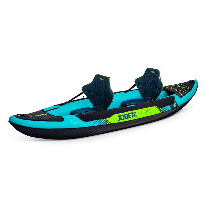 Jobe Croft 340 Kajak Set 2 Personen Luftboot mit Paddeln & Pumpe