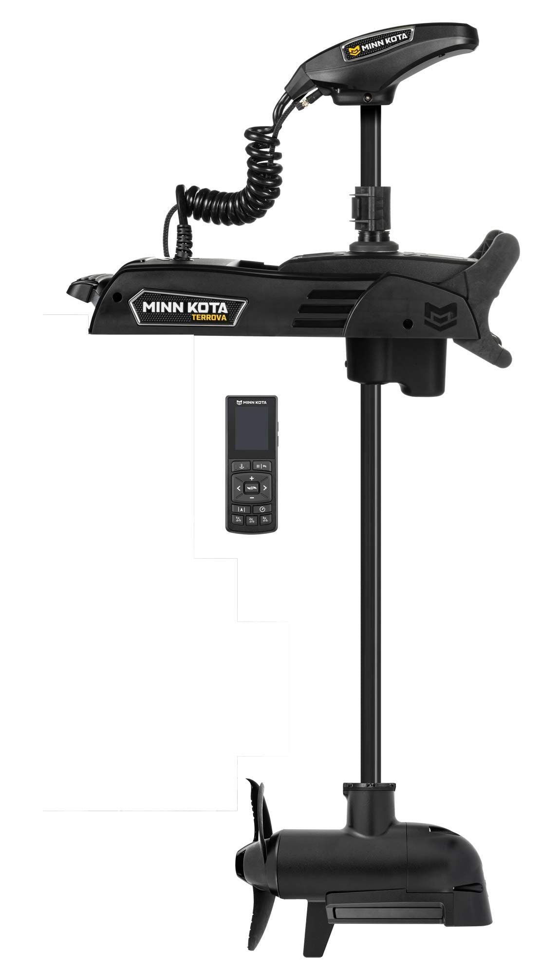 Minn Kota Terrova QUEST 90/115 lb 24/36V 115 cm mit CHIRP Geber, Fernbedienung & Fußpedal