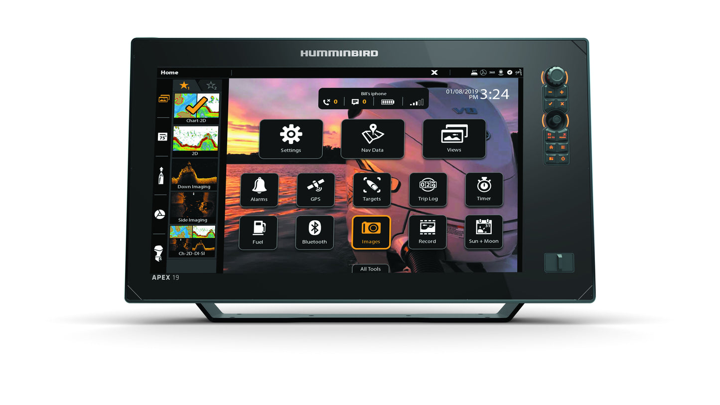 Humminbird APEX 13 Echolot + Kartenplotter