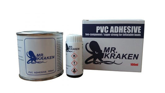 Mr. Kraken 2-Komponenten-Kleber für Schlauchboote (PVC)
