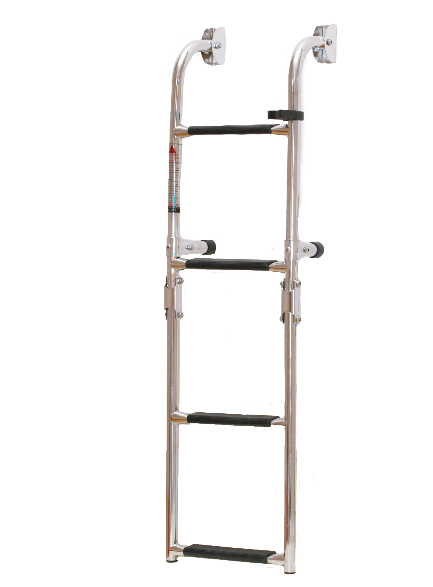 Nirosta Klappleiter mit flachen Sprossen – Breite 25 cm