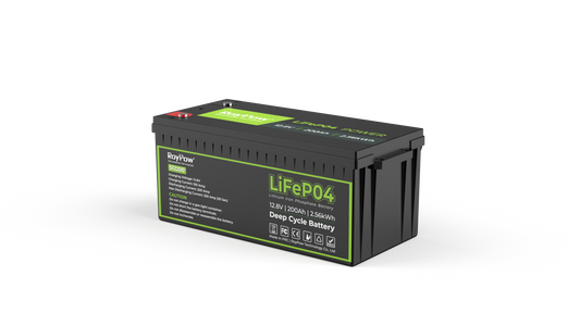 RoyPow IP65 S-Serie Batterie 12V 200Ah, LiFePO4