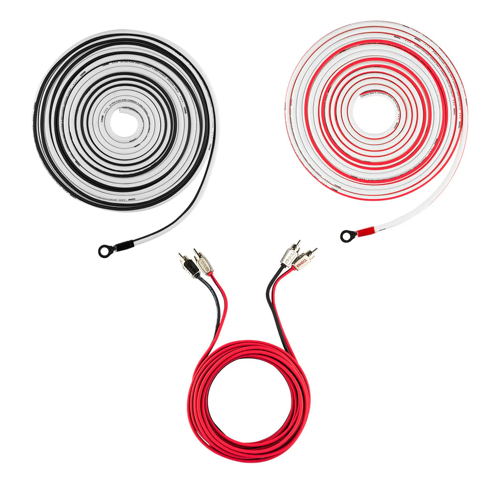 DS18 MOFCKIT8 Marine-Verstärker-Installationskit 8 mm² OFC bis 960W