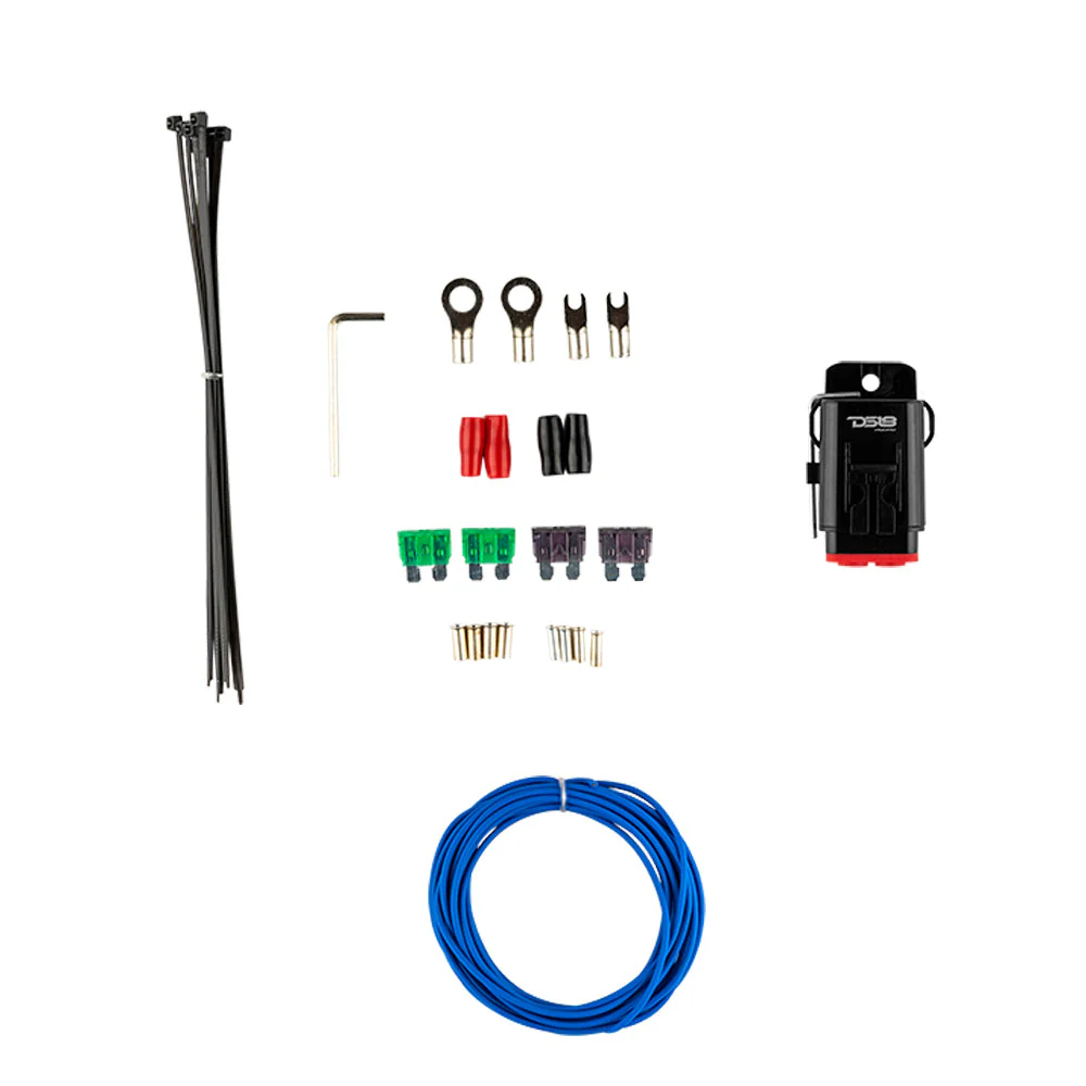 DS18 MOFCKIT8 Marine-Verstärker-Installationskit 8 mm² OFC bis 960W