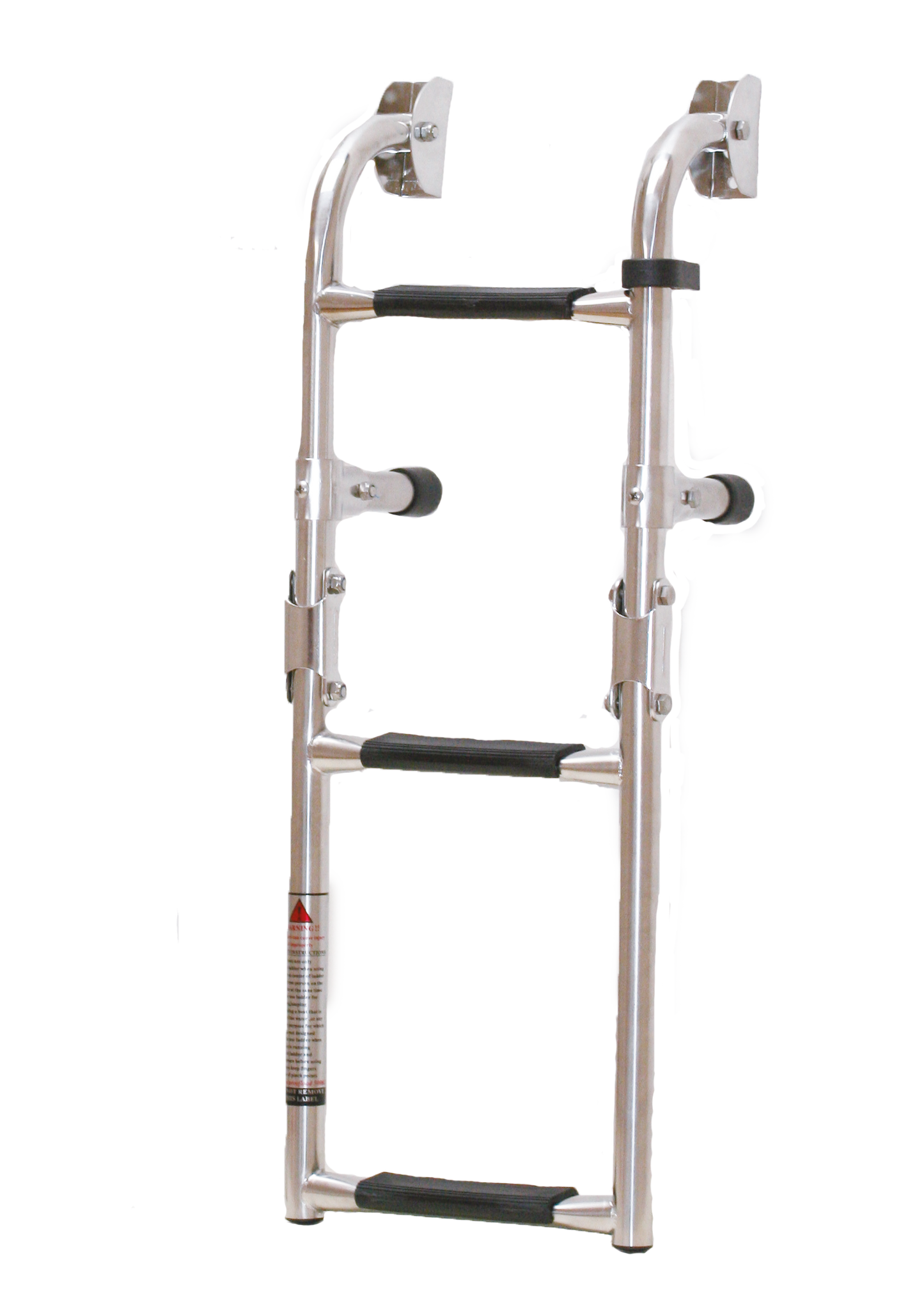 Nirosta Klappleiter mit flachen Sprossen – Breite 25 cm
